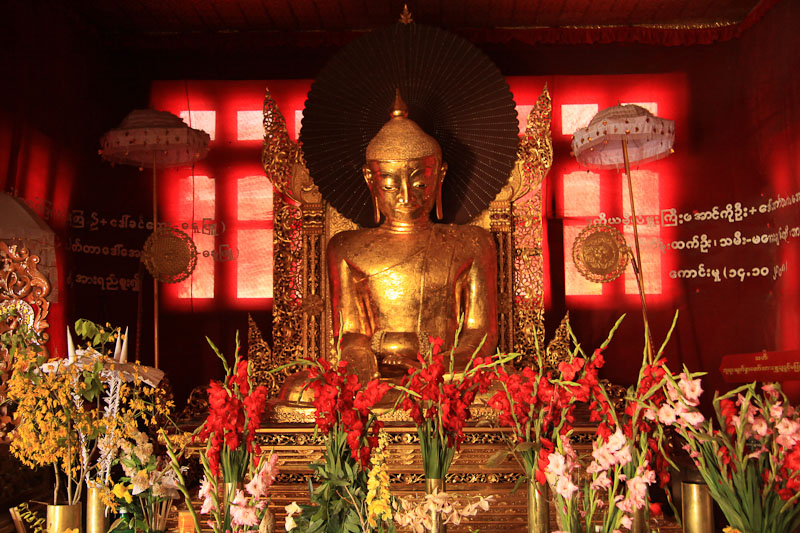 Bamboo pagoda Kalaw Birmanie