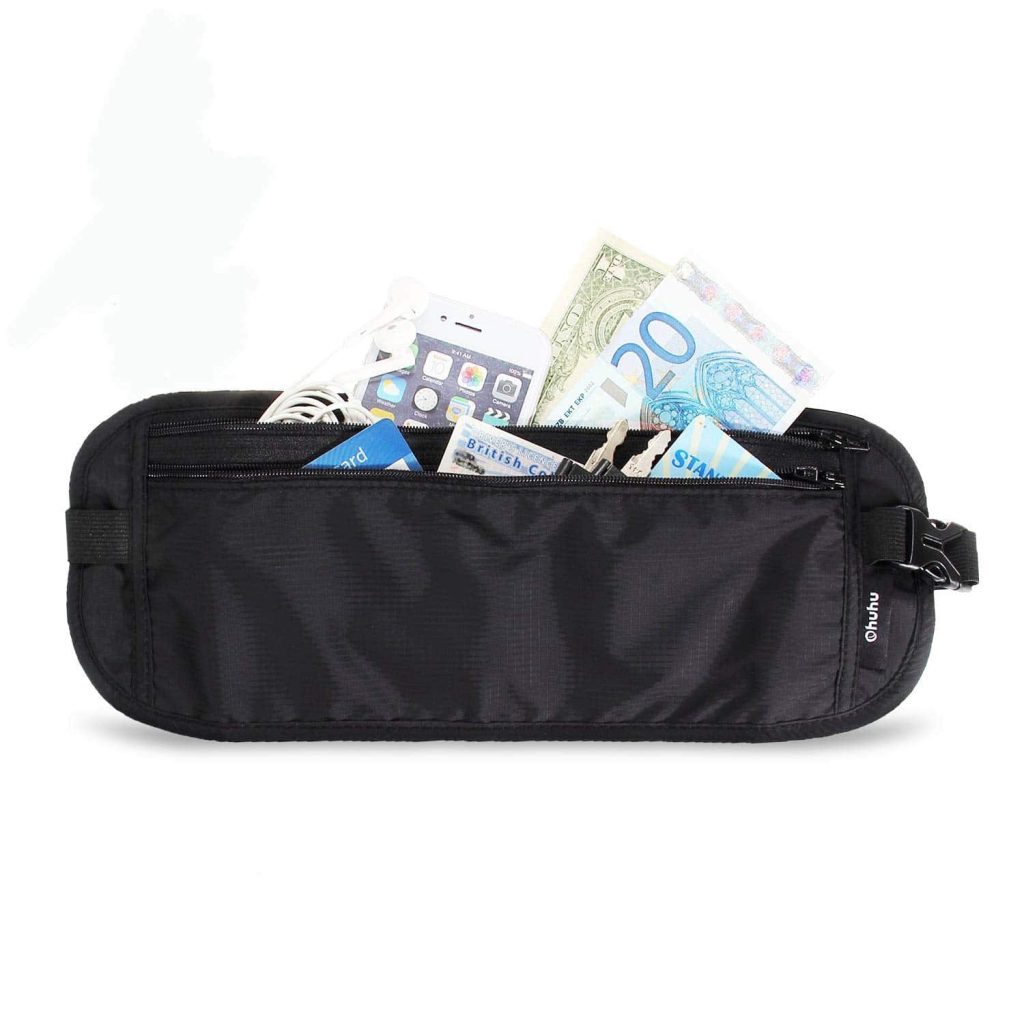 centure de voyage porte document