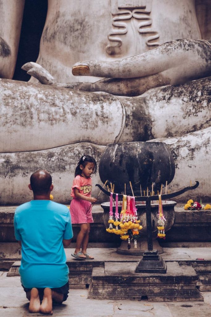 Parc historique Sukhothai - Wat si chum priere