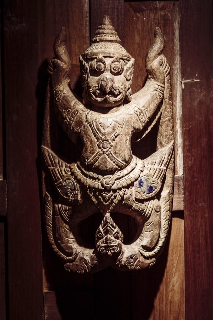 Sculpture de la maison Jim Thompson - Bangkok Thailande