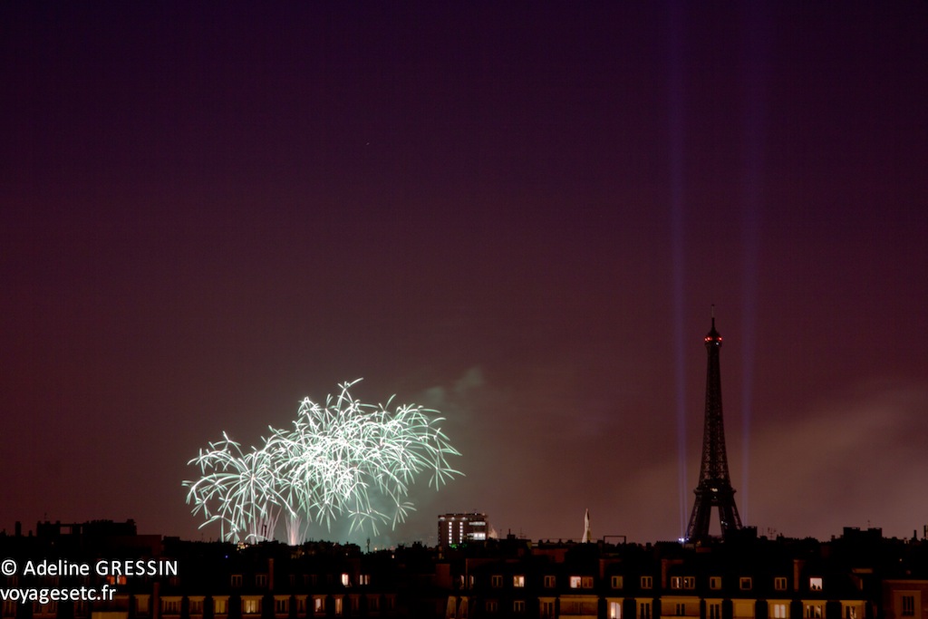 Feu d'artifice Paris 2012