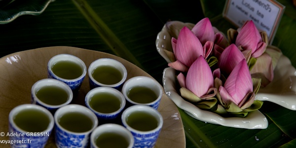 Bien être en Thailande Thé à la fleur de lotus
