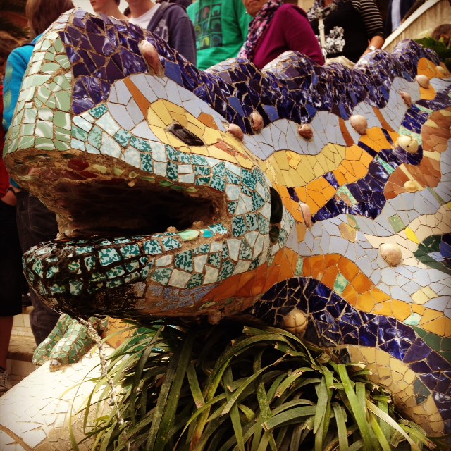 Lezard parc guell Barcelone