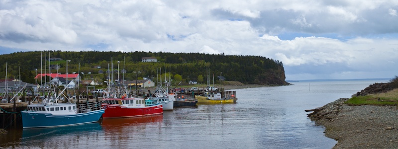 Village de pecheurs nouveau Brunswick