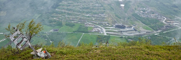 Myrkdalen vue du ciel