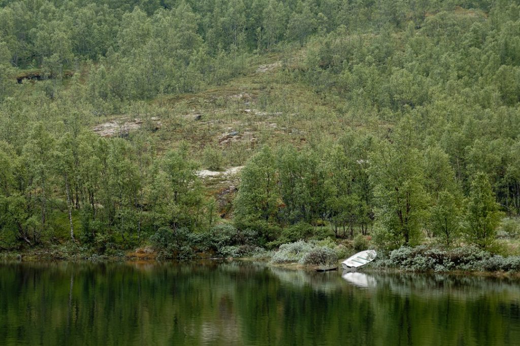 Randonnée dans la vallée d'Aurland dans les fjords en Norvège