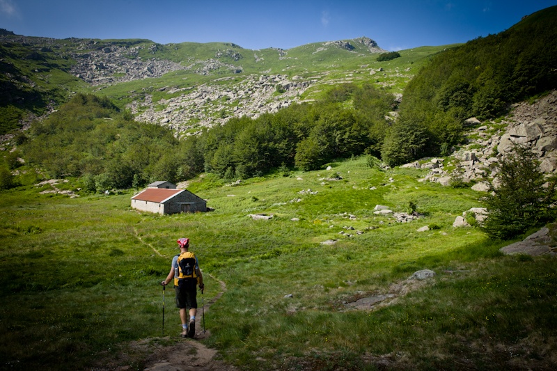 Randonnée en Italie - La plaine avant la montée vers le Mont Matto