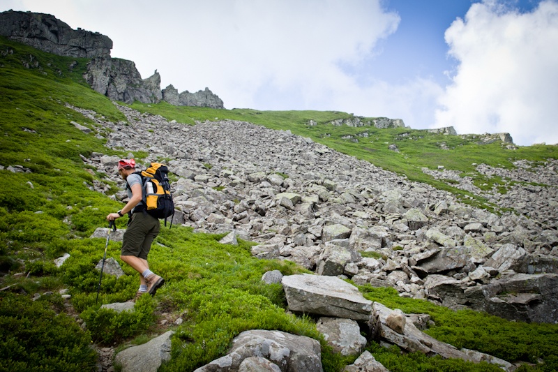 Randonner en Italie - Montée vers le mont Matto