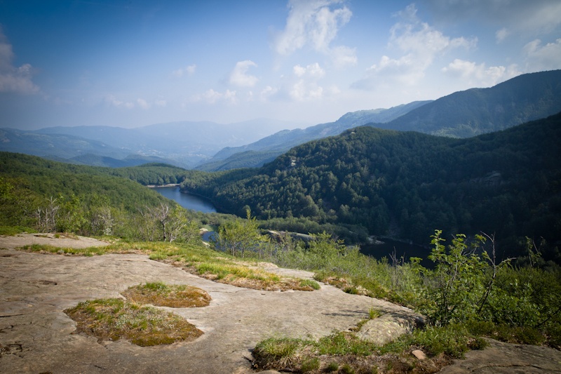 Randonner en Italie - Vue sur le parc des 100 lacs