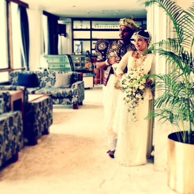 Jour de mariage au Sri Lanka - les beaux mariés