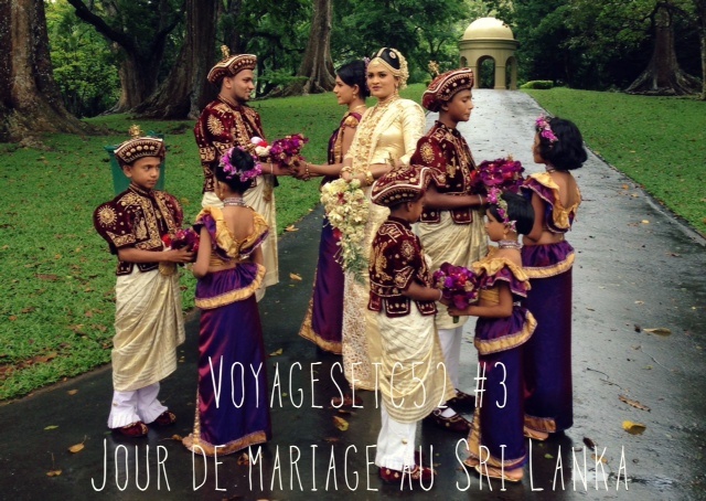 Jour de mariage au Sri Lanka