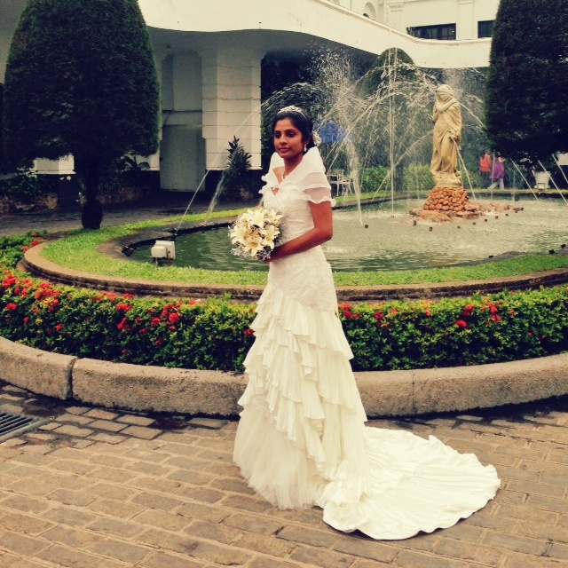 Mariage au Sri Lanka – la mariée meringue