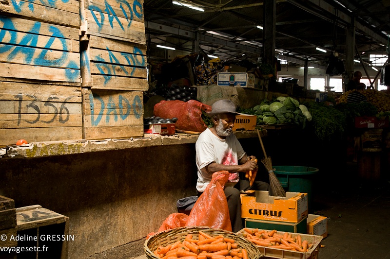 Marché de l'ile Maurice - Monsieur Carottes