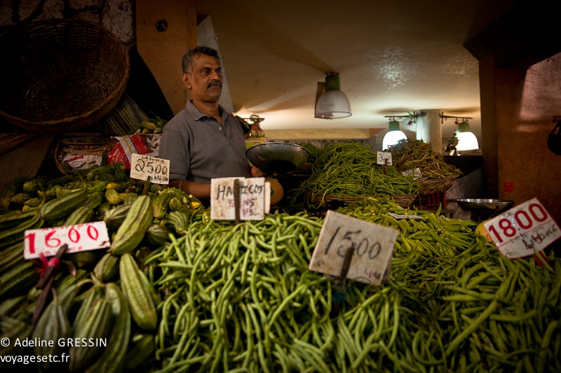Marché de l'ile Maurice - Monsieur verdures