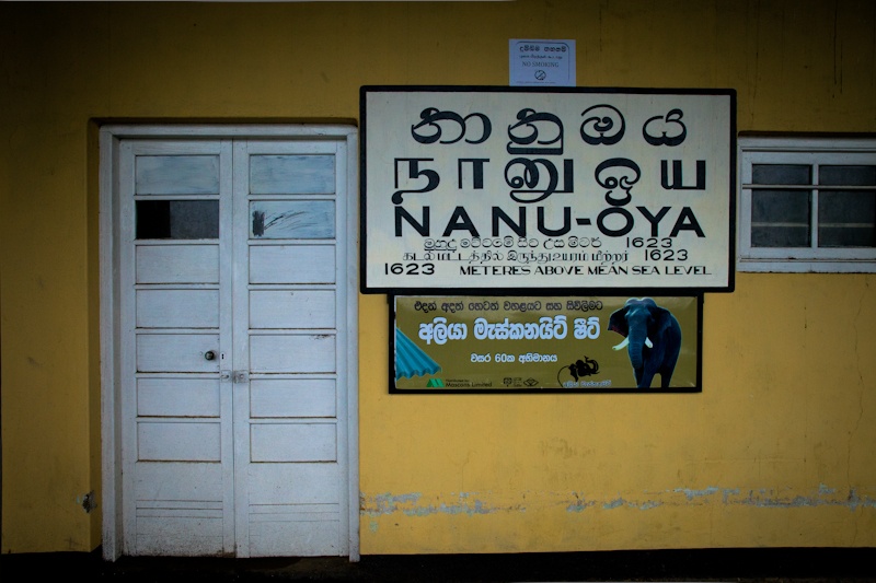 Prendre le train sri lanka - Gare de Nanu Oya