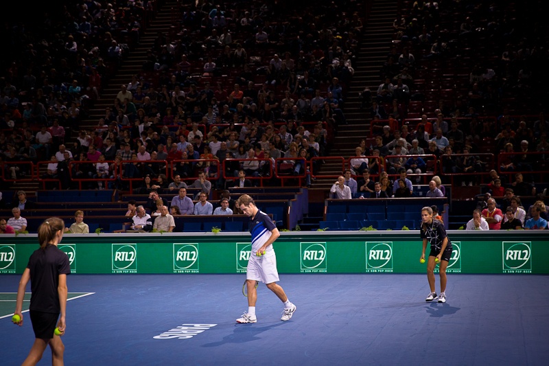 Masters Bercy - Gasquet avant de servir