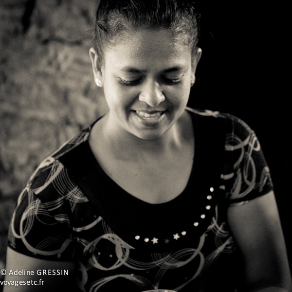 Sourire du Sri Lanka - un regard