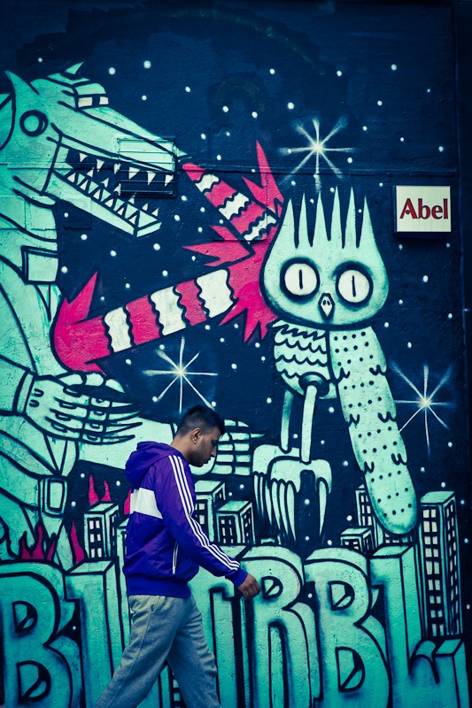 Street art à Londres - Abel