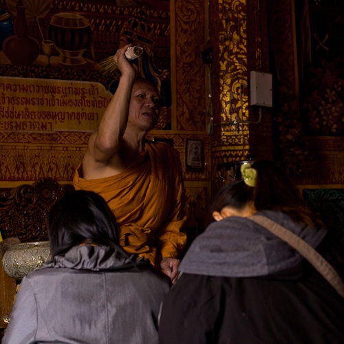 Chiang Mai - Bénédiction au Doi Suthep