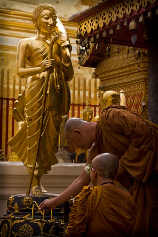 Chiang Mai - Moines Au doi Suthep