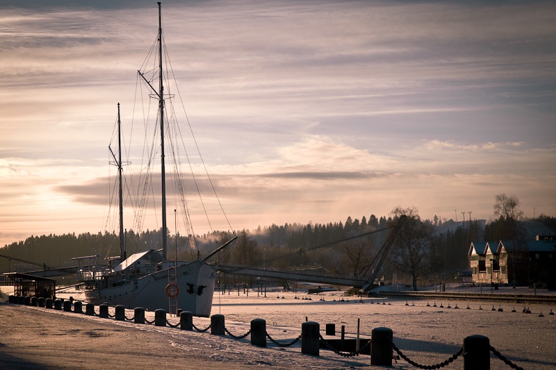 Une semaine en Finlande - Le bateau de Porvoo