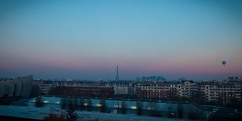 AIr balloon et tour eiffel - Paris