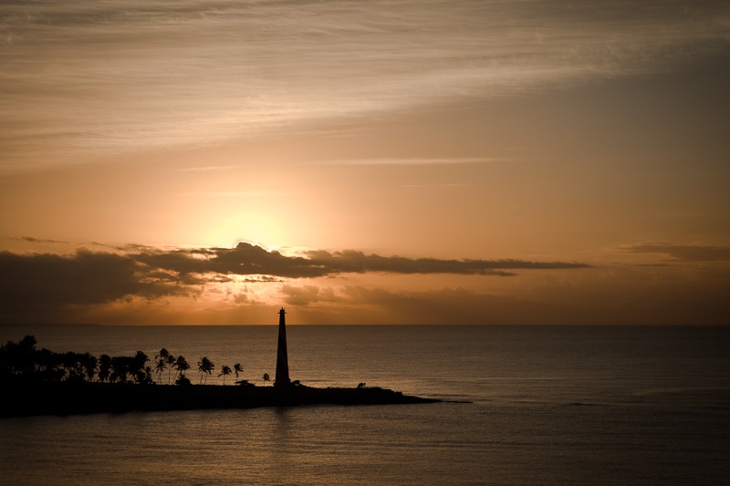 MSC Musica - Lever de soleil sur Saint Domingue