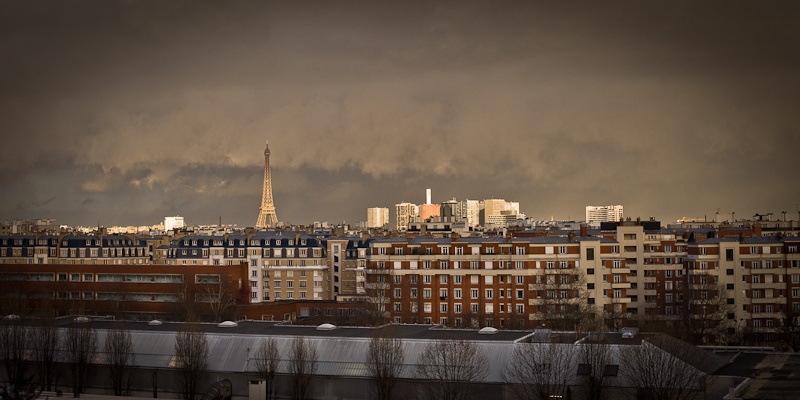 La tour eiffel se fache - Paris