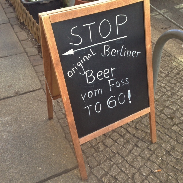 Berlin - Beer vom Fass to go