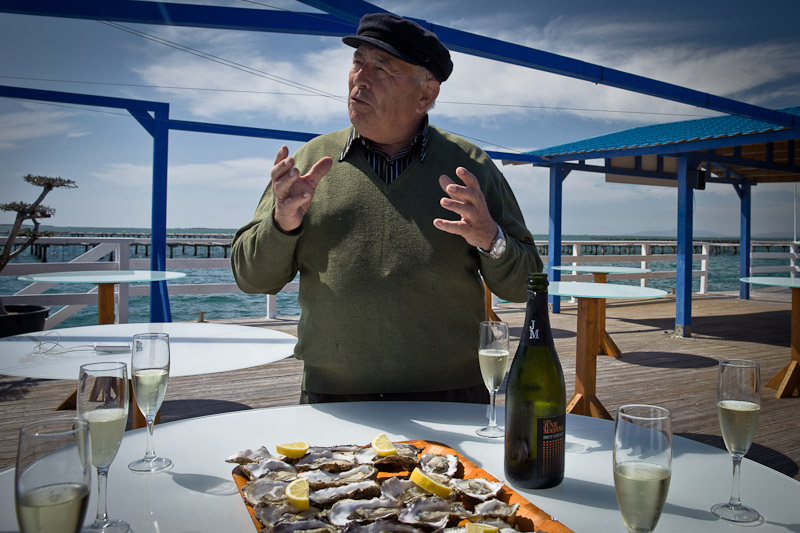 Avi Augusti producteur d'huitre de la baie des Alfacs terres de l'ebre