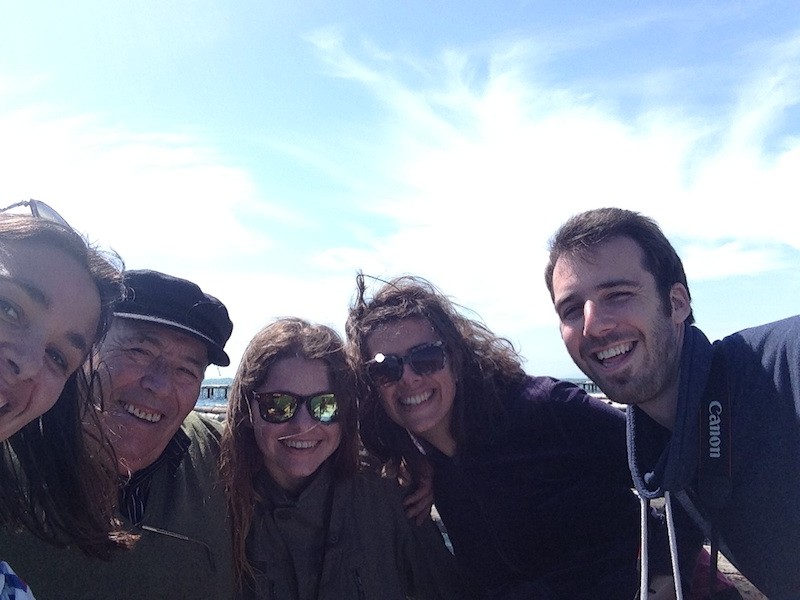 Gastronomie de catalogne - Selfie Avi Augusti baie des alfacs