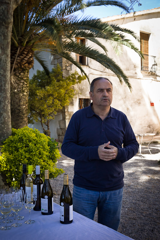Route gastronomique en catalogne. vin bio du penedes