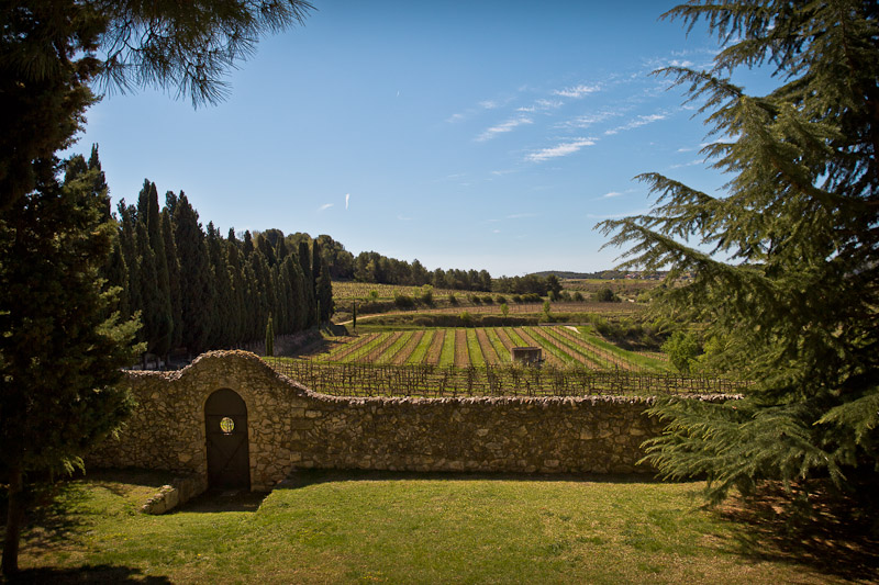 route gastronomique de catalogne - Vue sur le penedes