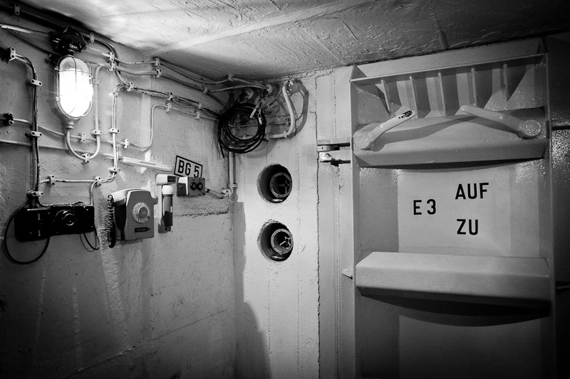 Visiter un bunker - Porte blindée