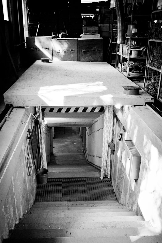 Visiter un bunker - entrée du bunker