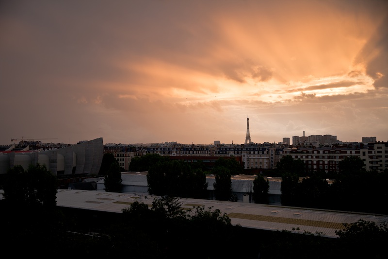 Lever de soleil Paris