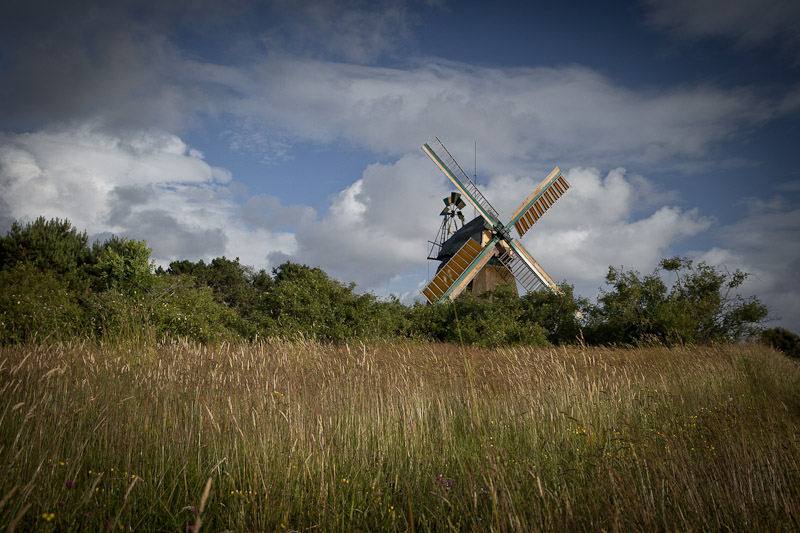 Mer des wadden - le moulin du village de nebel