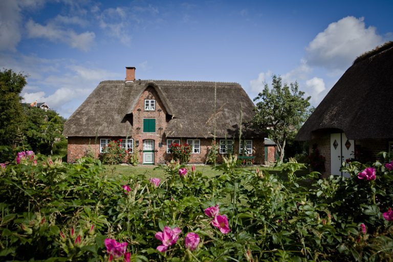 Mer des wadden - le musée d'Amrum dans le village de nebel