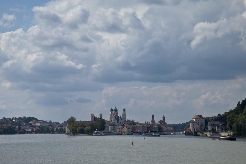 Voyage en Baviere - Ville de Passau le long du danube