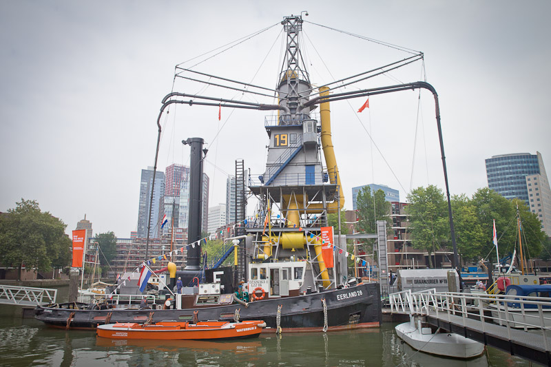 Port de rotterdam - chargeur à grains numéro 19