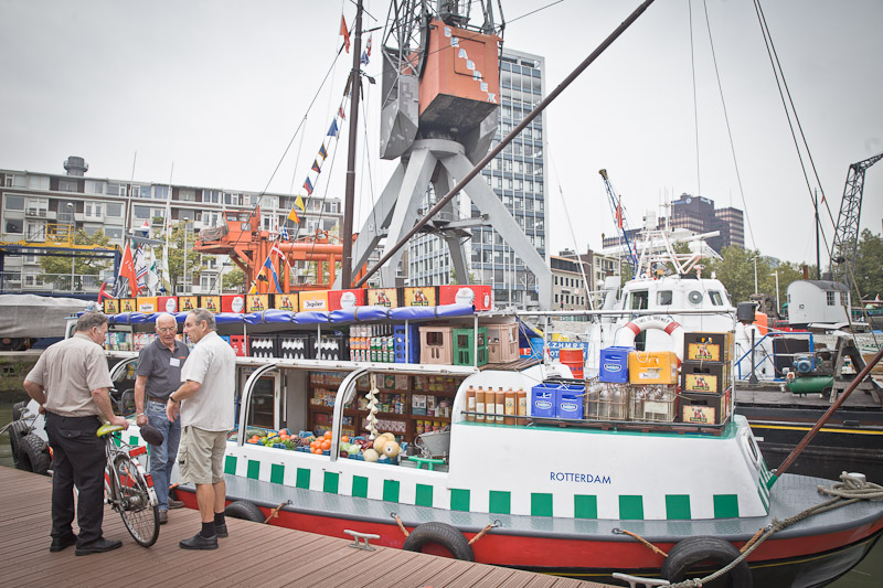 Rotterdam - le bateau épicerie de la meuse journées mondiales portuaires