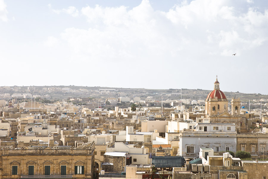 vue sur victoria gozo malte