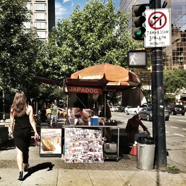Photo au smartphone – Japadog Vancouver