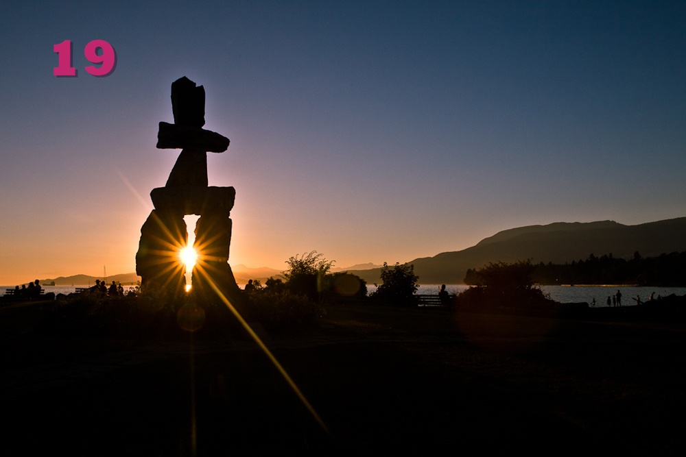 Coucher de soleil vancouver canada