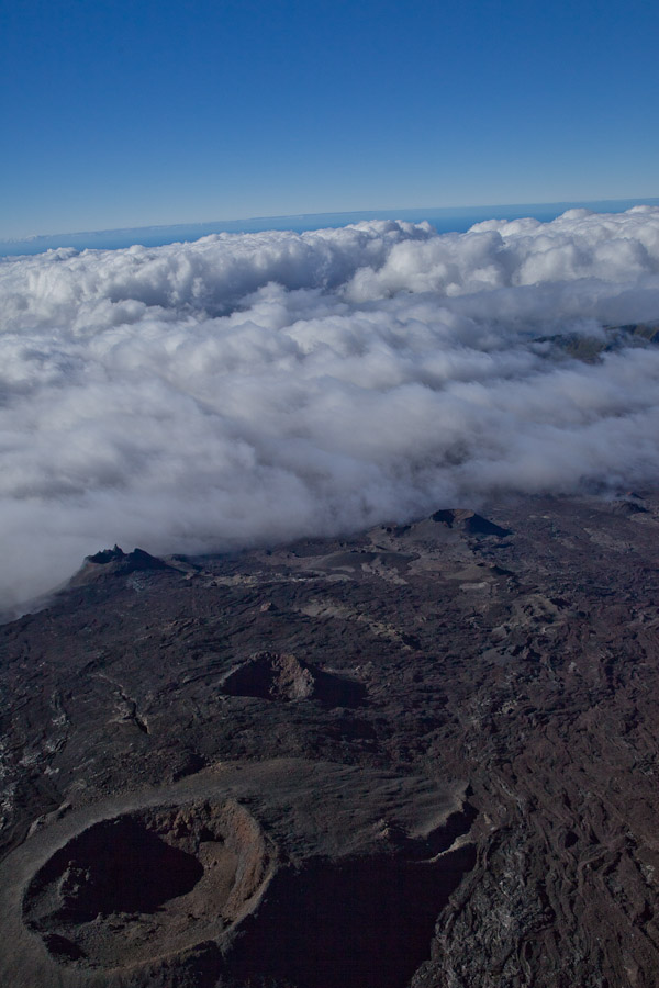La Réunion vue du ciel – Sur le cratère