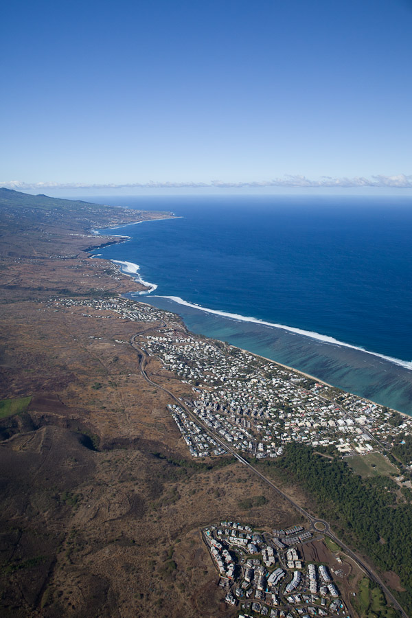 La Réunion vue du ciel – vue sur Le lagon