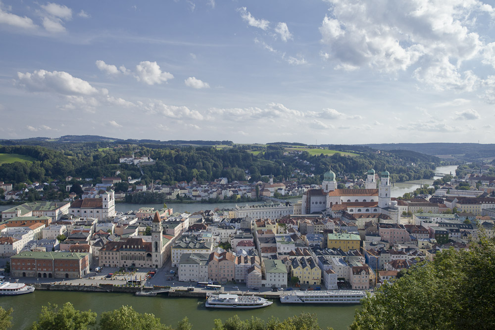 Vue sur Passau Allemagne