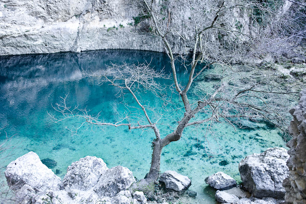 Vue sur la provence - Fontaine de Vaucluse