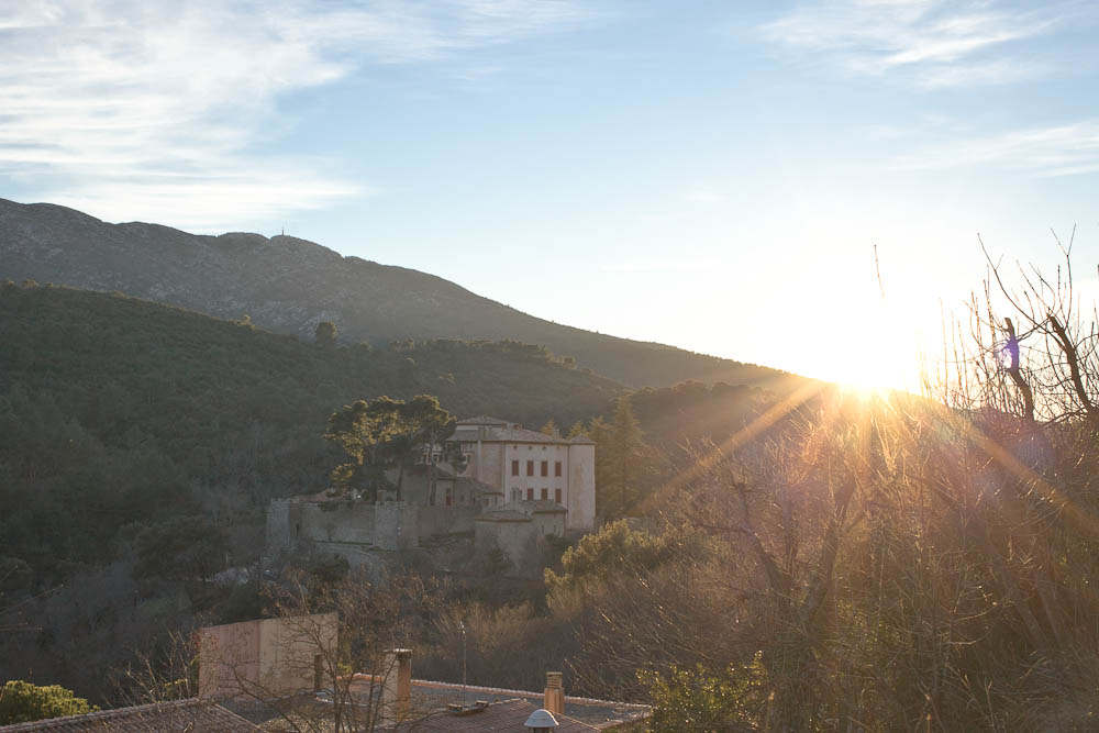 Vue sur la provence chateau picasso