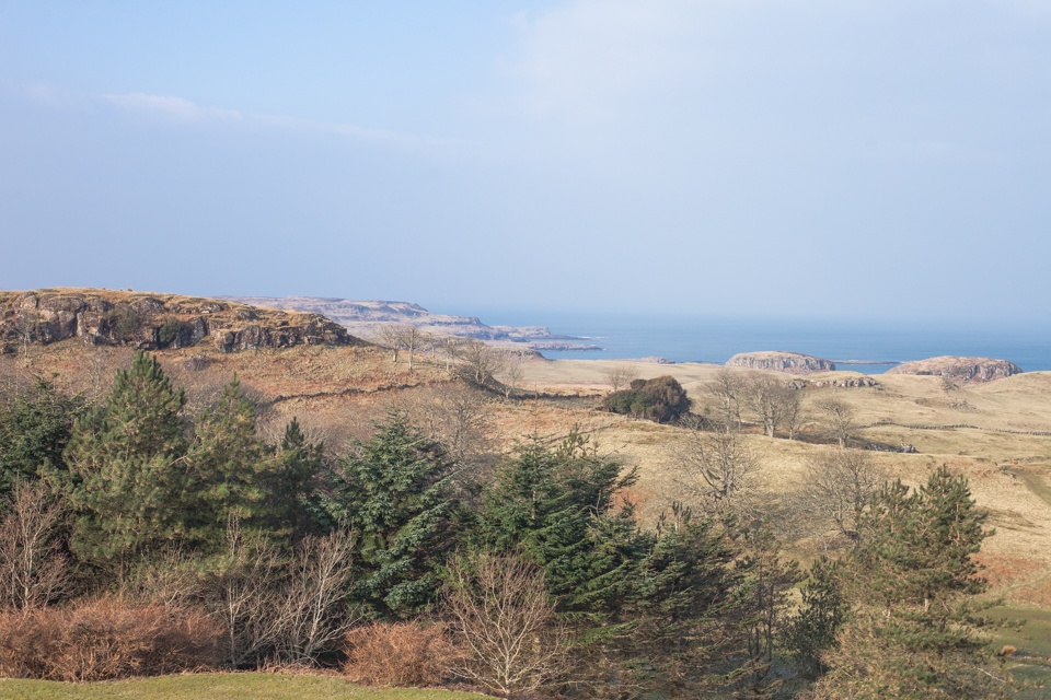 Chateau en Ecosse – vue sur le parc du chateau_